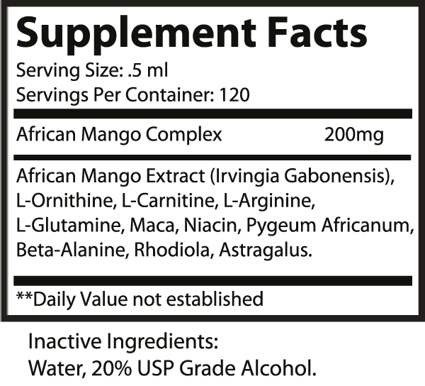 African Mango "Ultra Burn" Drops