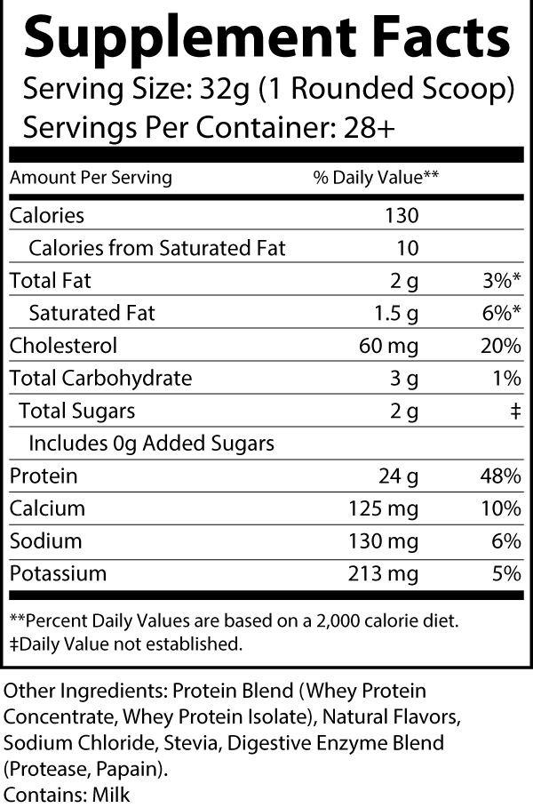 Salted Caramel Protein Powder
