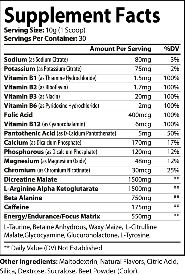 Pre-Workout (Watermelon)