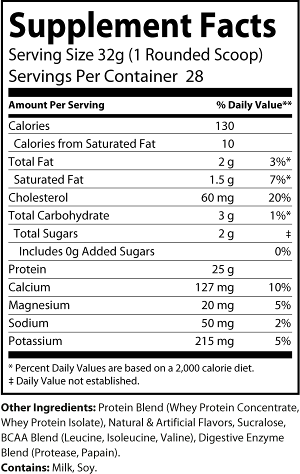 Protein Whey 2LB Vanilla