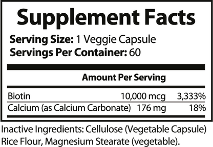 Pure Biotin Supplements