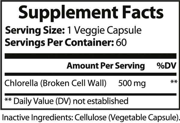 Organic Chlorella Capsules 