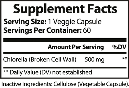 Organic Chlorella Capsules 