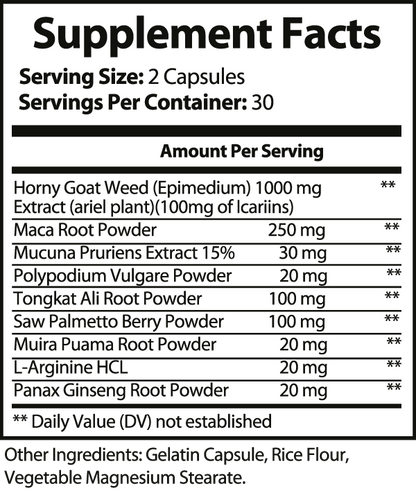 Horny Goat Weed Supplement