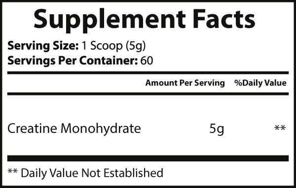 Creatine Monohydrate Powder 