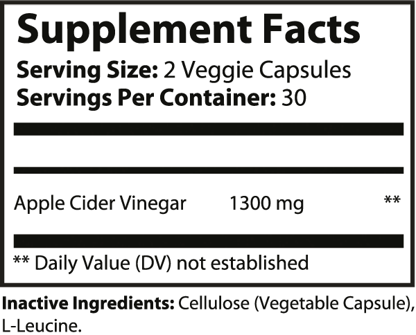 Apple Cider Vinegar Supplement