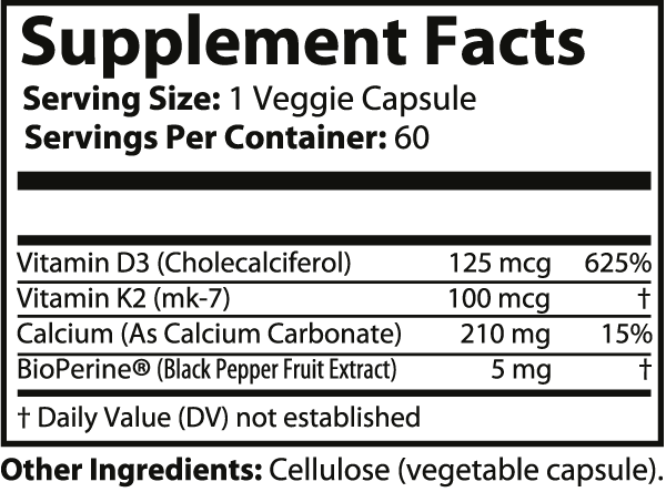 Vitamin K2 + D3